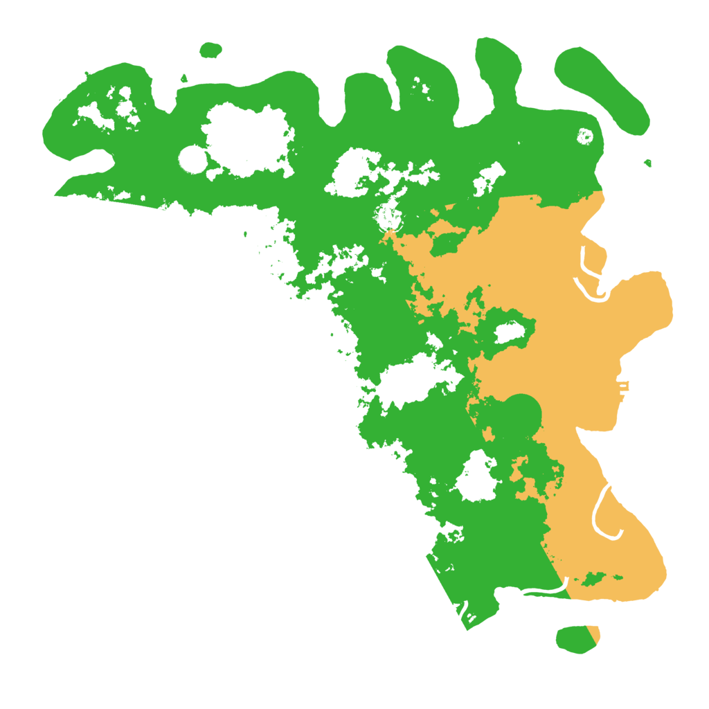 Biome Rust Map: Procedural Map, Size: 4500, Seed: 2131183504