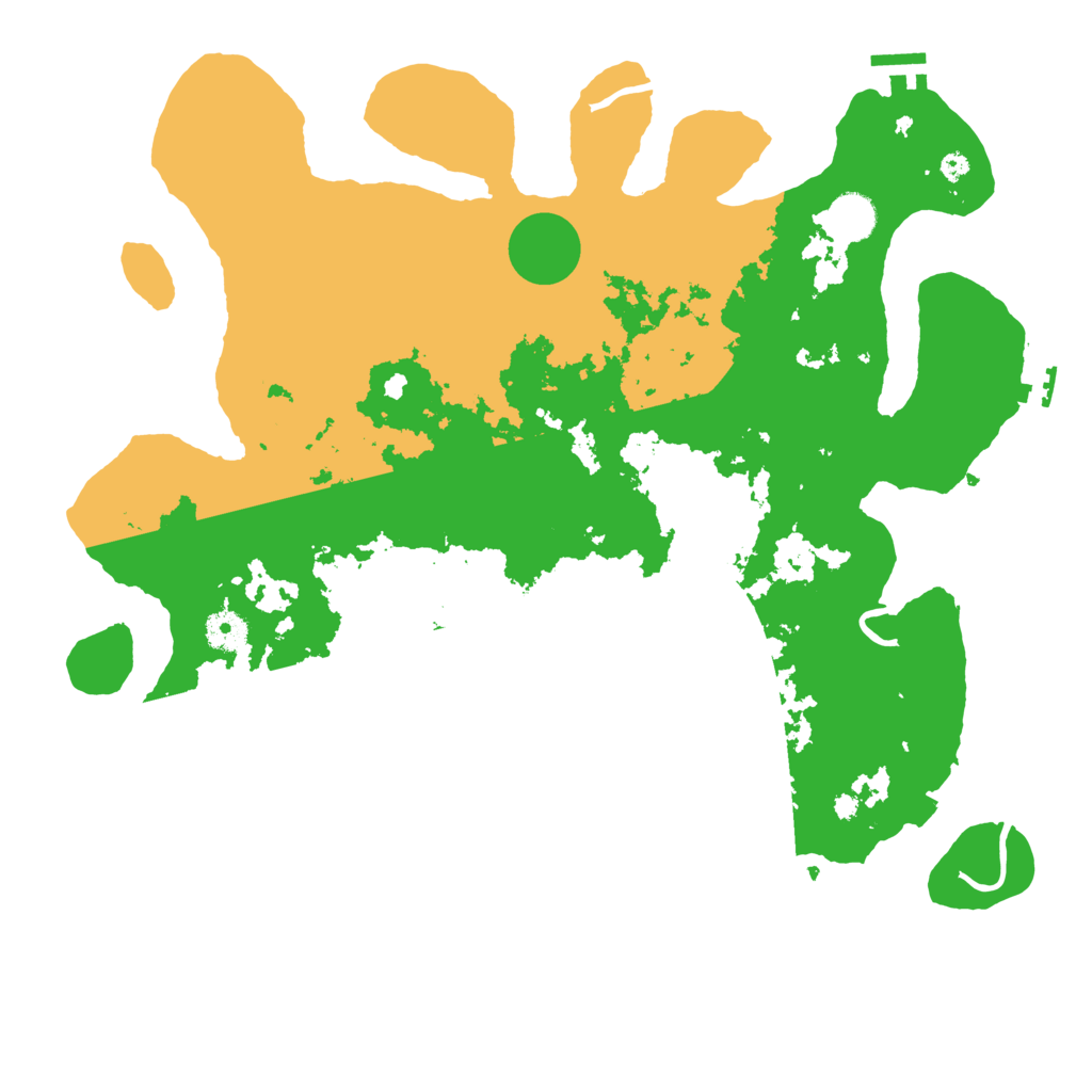 Biome Rust Map: Procedural Map, Size: 4000, Seed: 372045