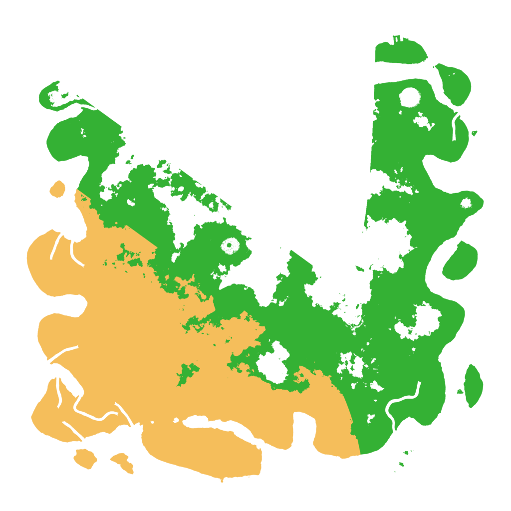 Biome Rust Map: Procedural Map, Size: 4500, Seed: 74722832