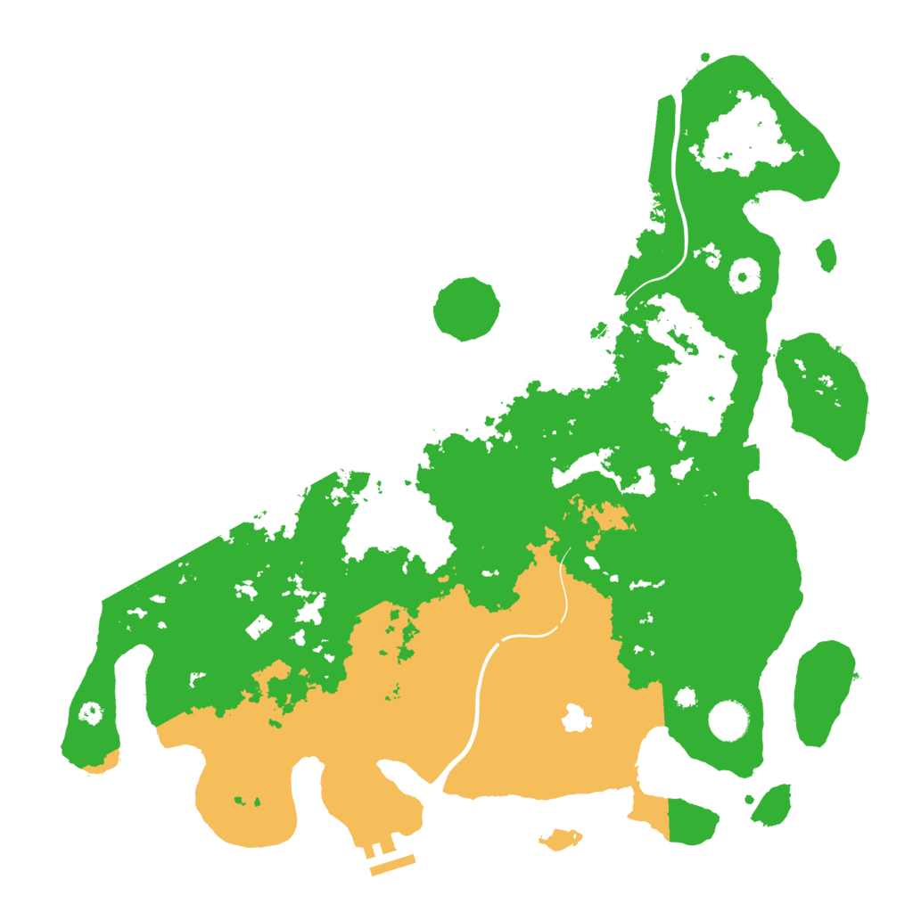 Biome Rust Map: Procedural Map, Size: 4000, Seed: 74823452