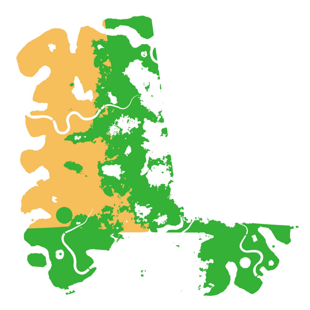 Biome Rust Map: Procedural Map, Size: 5000, Seed: 12565