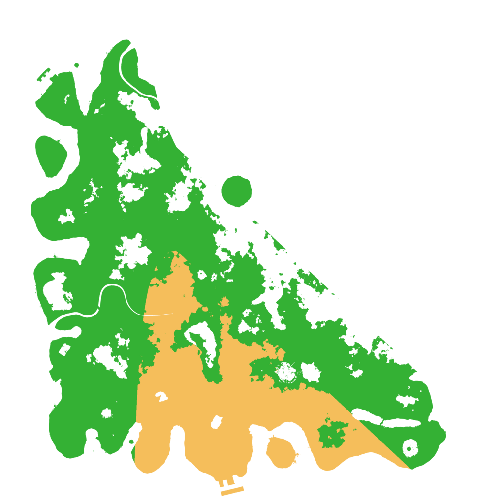 Biome Rust Map: Procedural Map, Size: 4500, Seed: 957787193