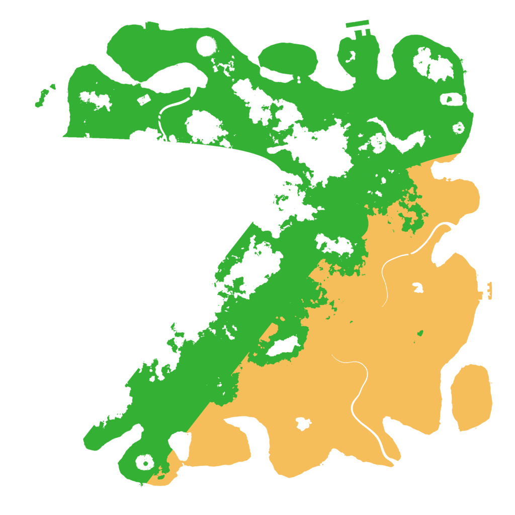 Biome Rust Map: Procedural Map, Size: 4500, Seed: 712873