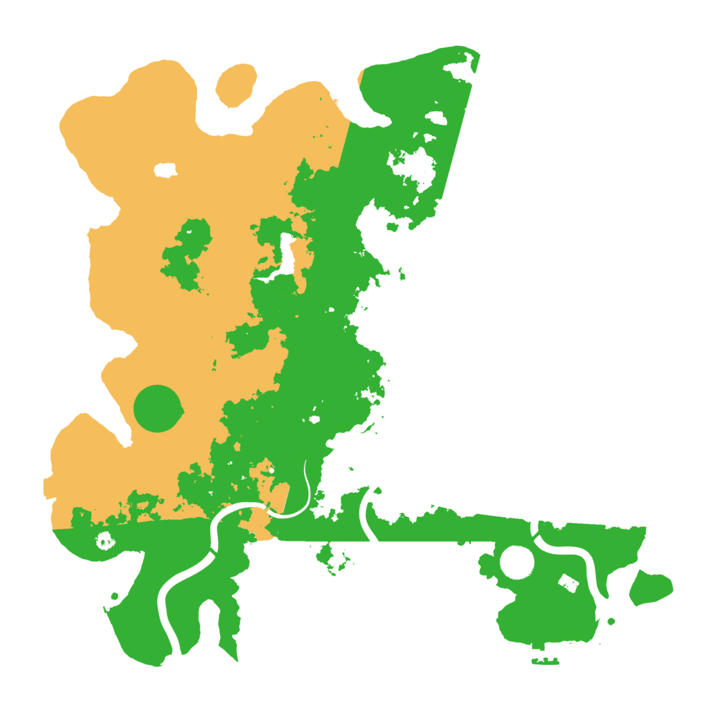 Biome Rust Map: Procedural Map, Size: 4000, Seed: 13256