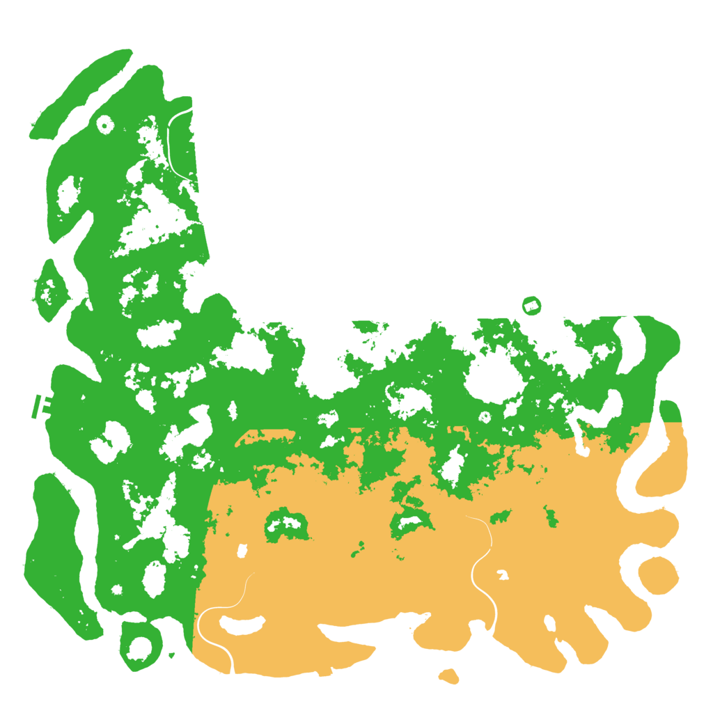 Biome Rust Map: Procedural Map, Size: 6000, Seed: 1946819