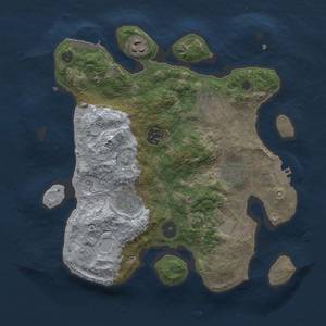 Thumbnail Rust Map: Procedural Map, Size: 3100, Seed: 100, 14 Monuments