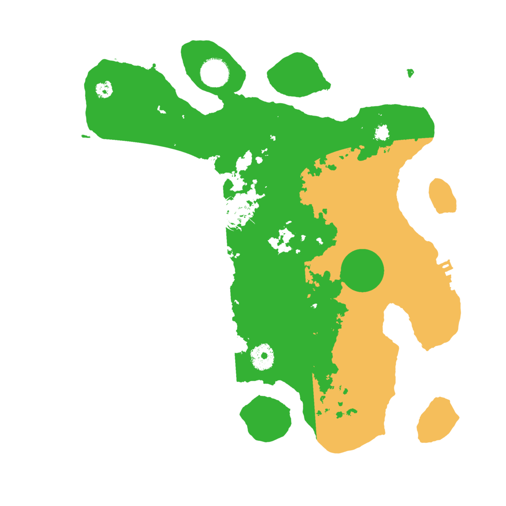 Biome Rust Map: Procedural Map, Size: 3100, Seed: 100