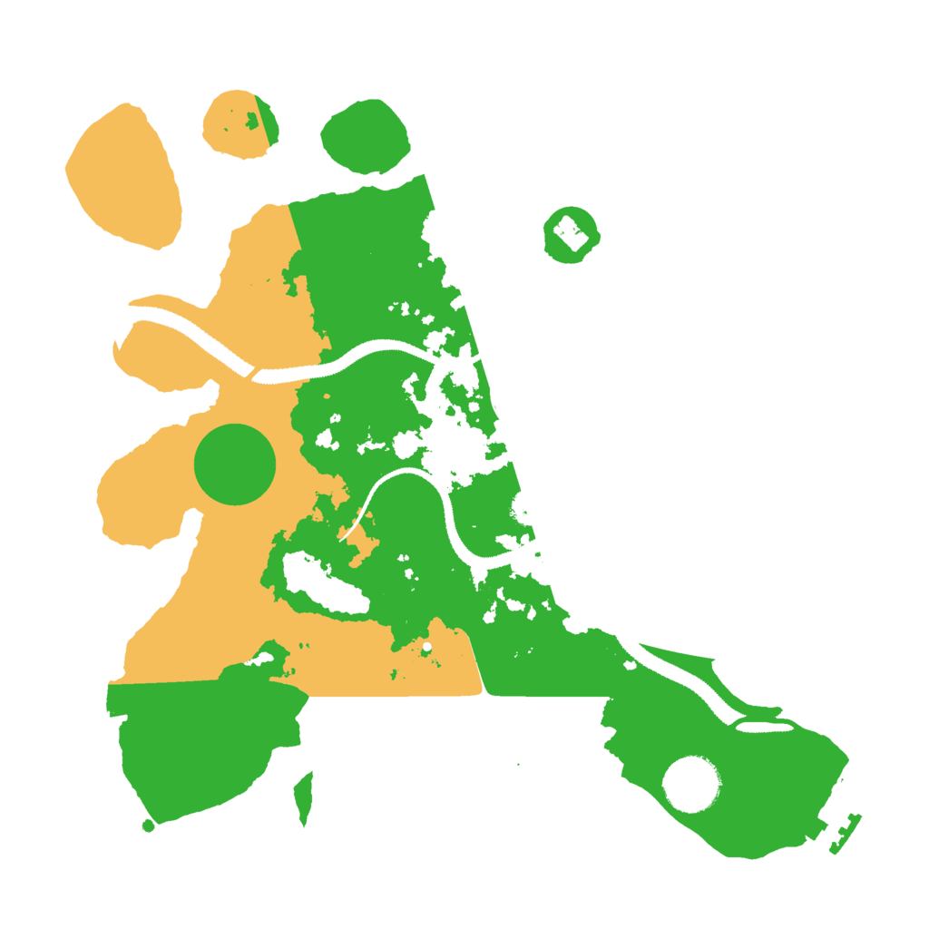 Biome Rust Map: Procedural Map, Size: 3000, Seed: 2016633473