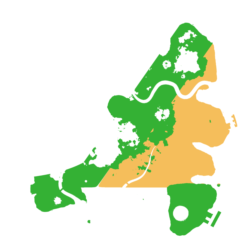 Biome Rust Map: Procedural Map, Size: 3000, Seed: 46267