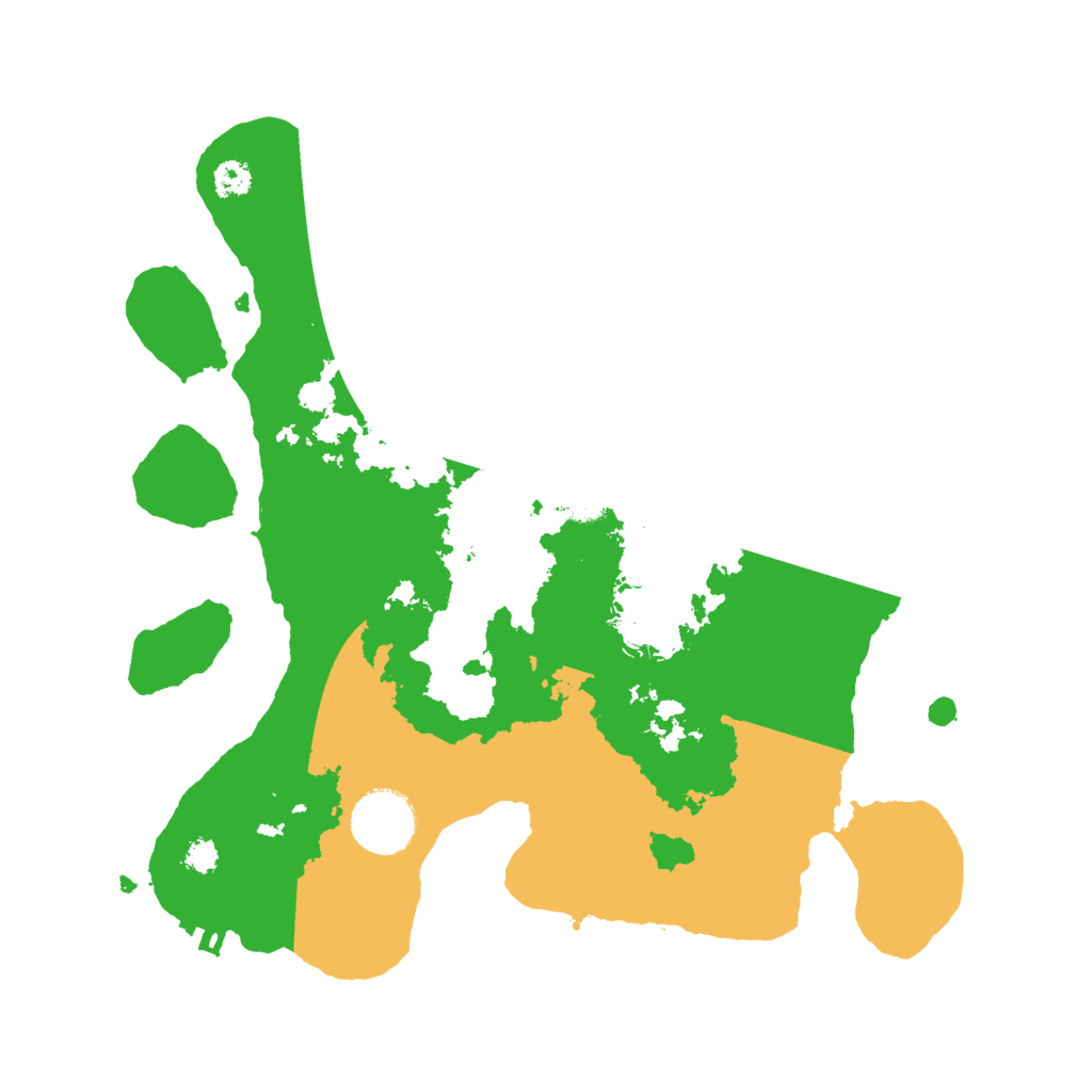 Biome Rust Map: Procedural Map, Size: 3000, Seed: 10595