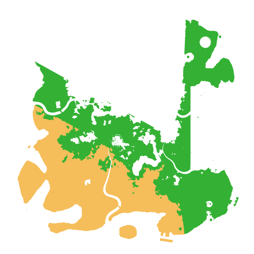 Biome Rust Map: Procedural Map, Size: 4000, Seed: 39660301