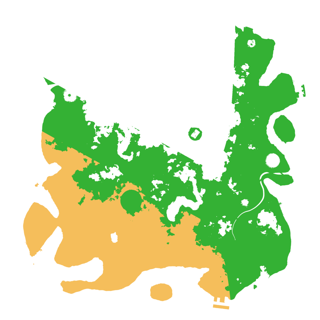 Biome Rust Map: Procedural Map, Size: 4000, Seed: 39660301