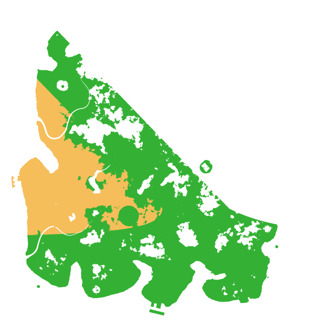Biome Rust Map: Procedural Map, Size: 4300, Seed: 1115644577