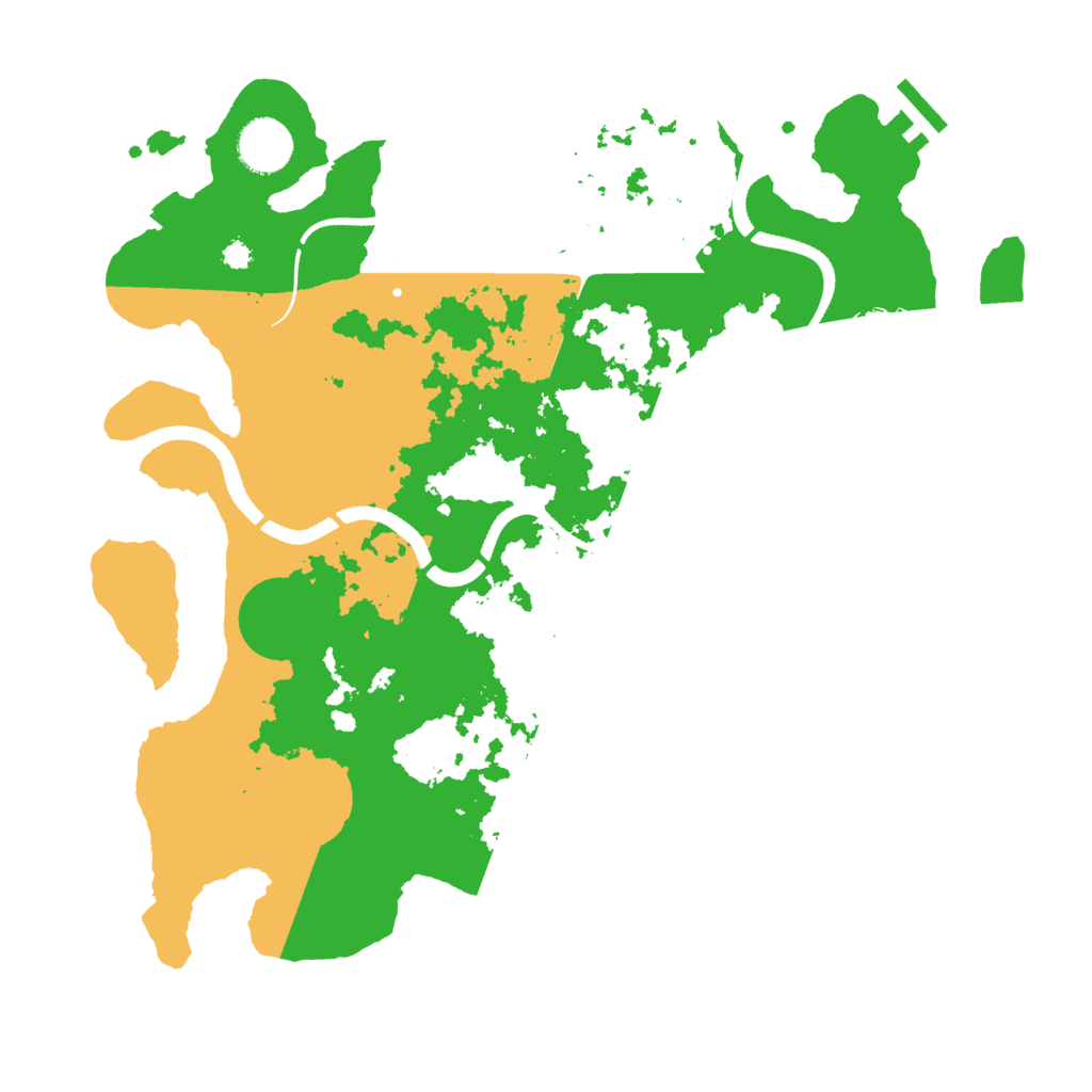 Biome Rust Map: Procedural Map, Size: 3500, Seed: 1757442280