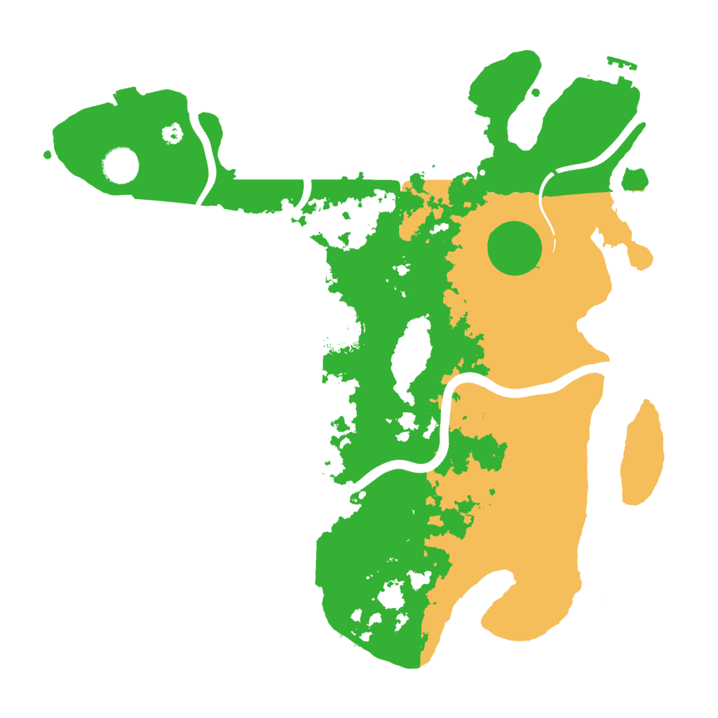 Biome Rust Map: Procedural Map, Size: 3500, Seed: 20220804