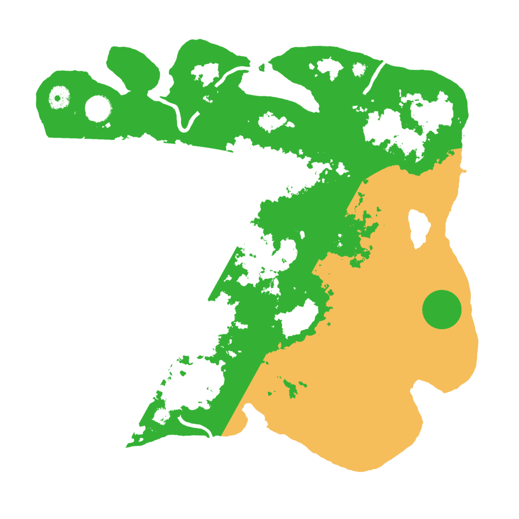 Biome Rust Map: Procedural Map, Size: 3500, Seed: 15844