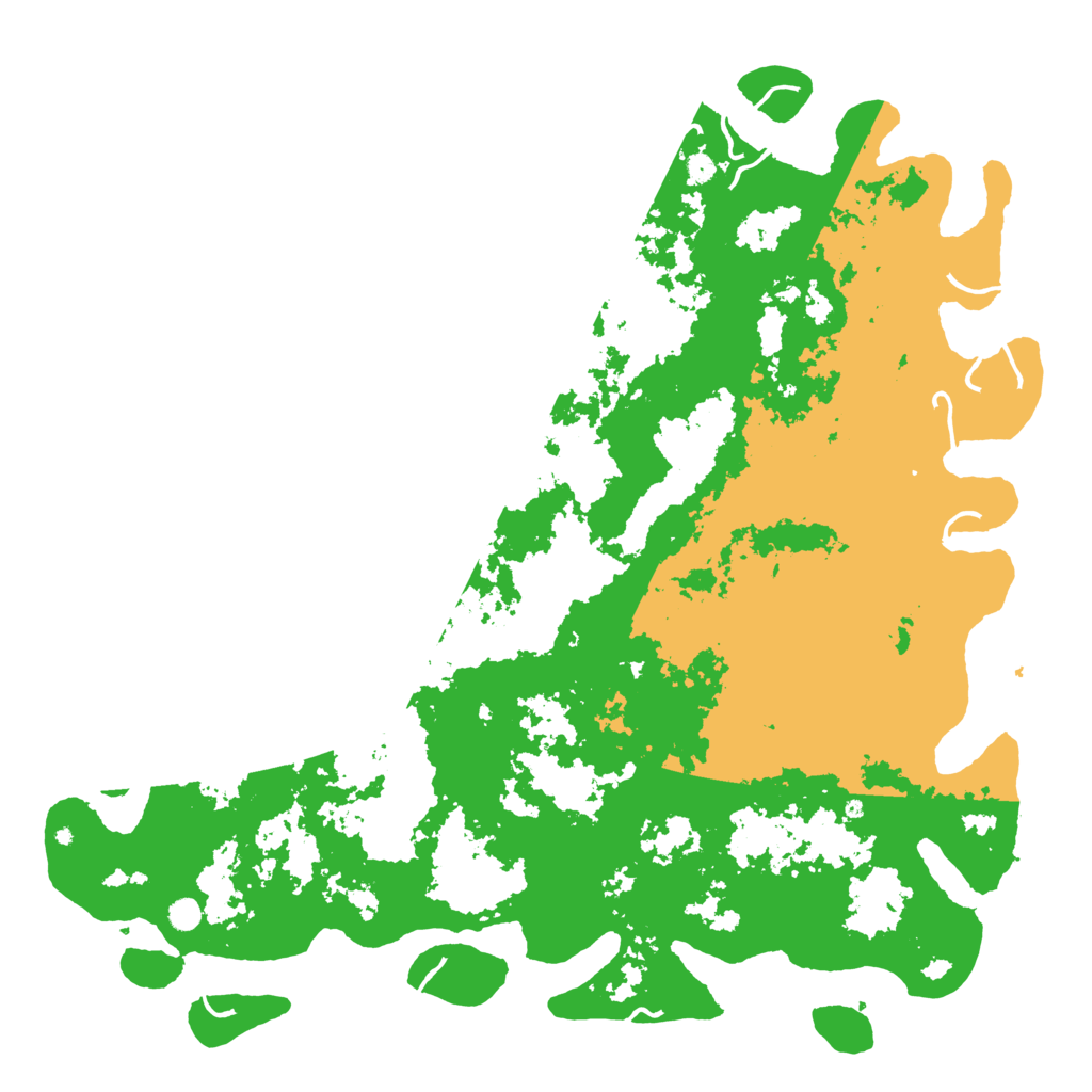 Biome Rust Map: Procedural Map, Size: 6000, Seed: 112276356