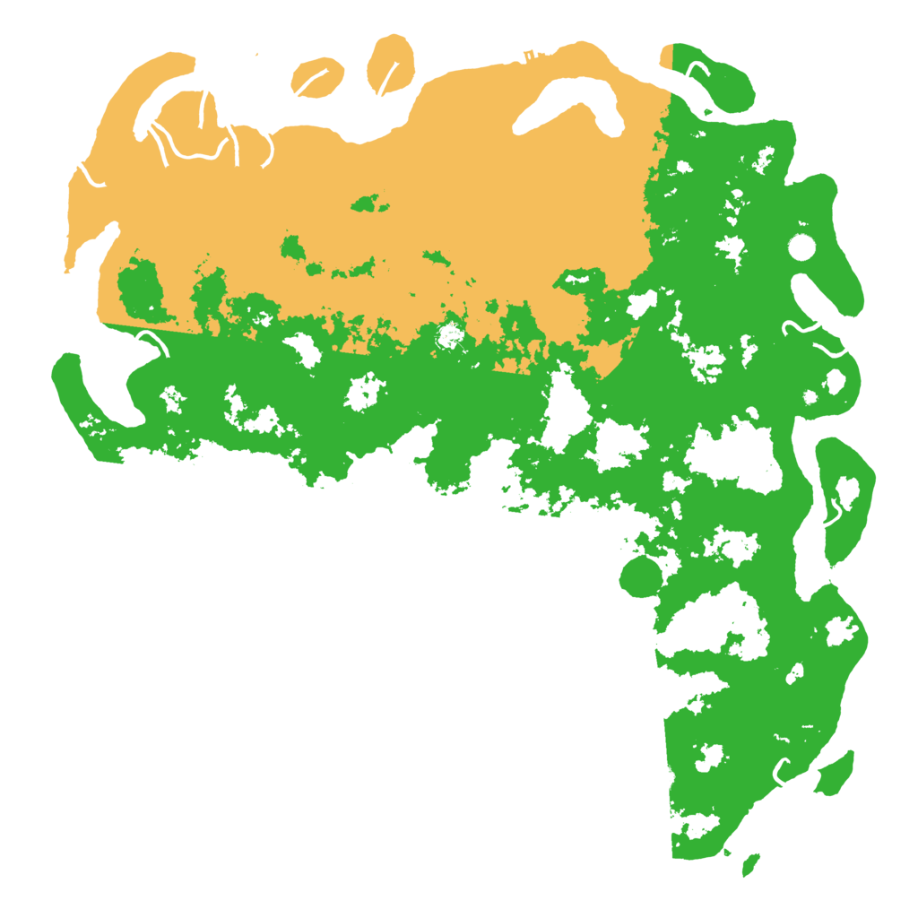 Biome Rust Map: Procedural Map, Size: 6000, Seed: 532294175