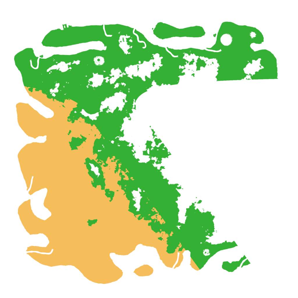 Biome Rust Map: Procedural Map, Size: 4500, Seed: 18929