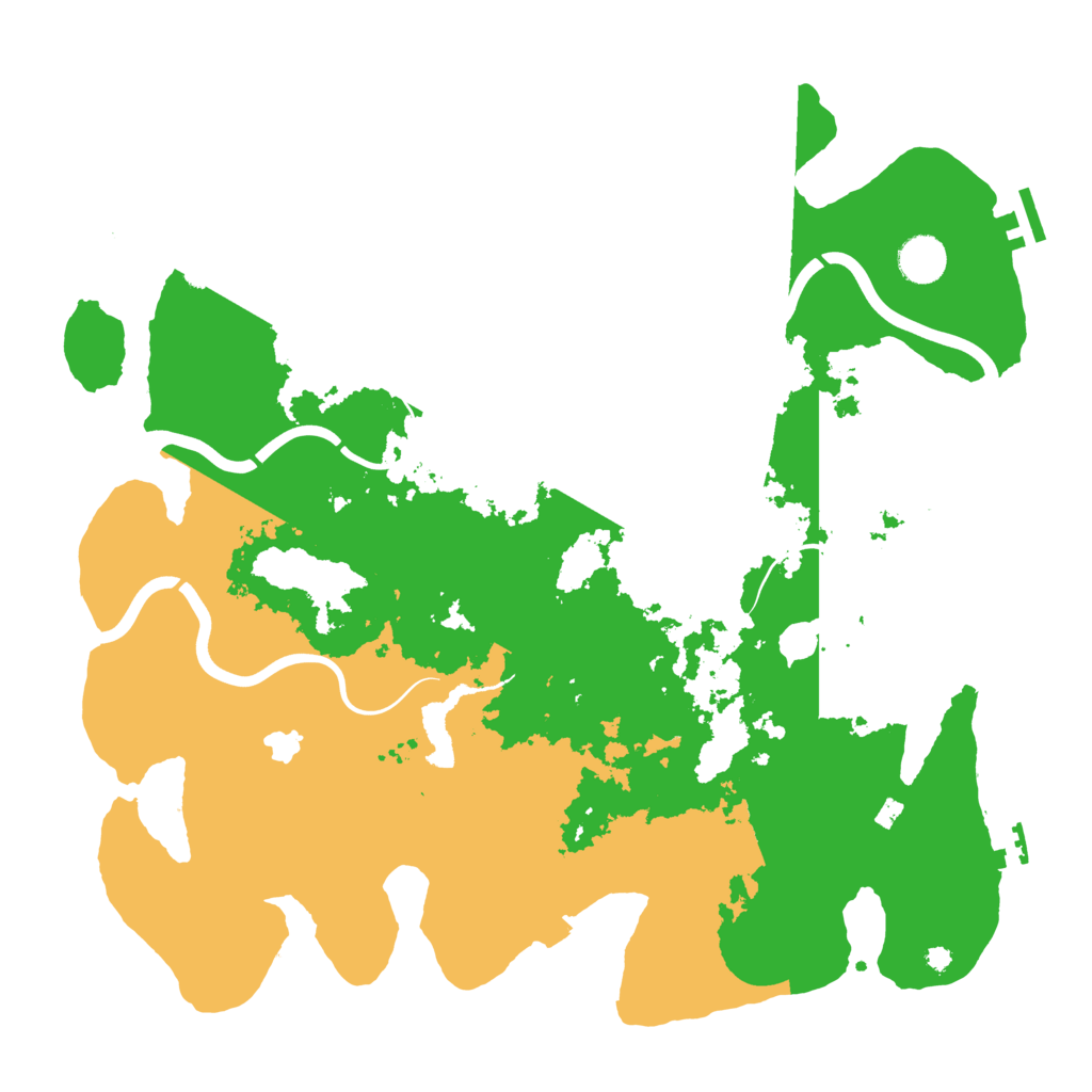 Biome Rust Map: Procedural Map, Size: 4000, Seed: 241721