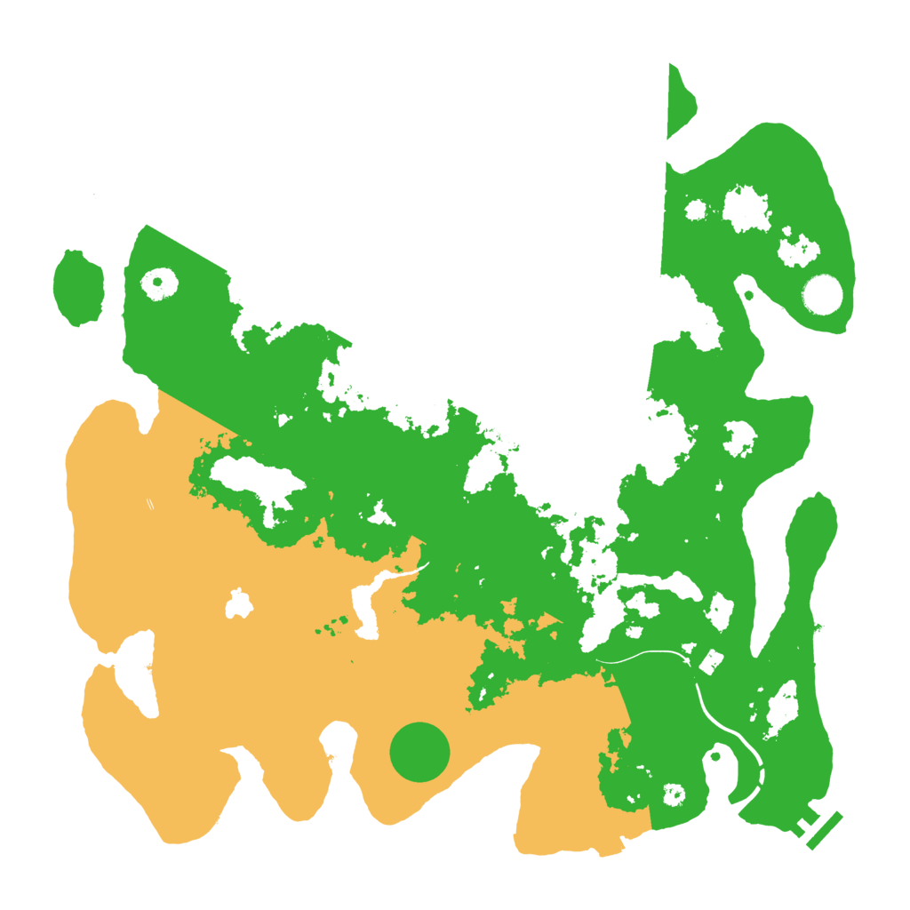 Biome Rust Map: Procedural Map, Size: 4000, Seed: 241721