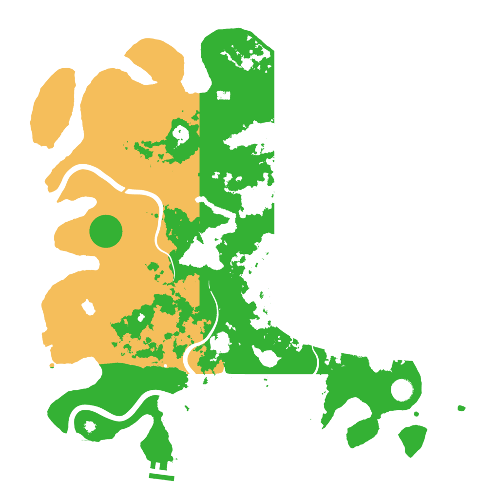 Biome Rust Map: Procedural Map, Size: 4000, Seed: 953844