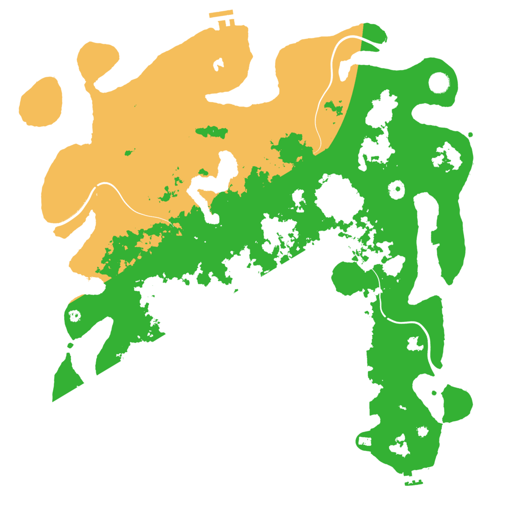 Biome Rust Map: Procedural Map, Size: 4250, Seed: 1257529959