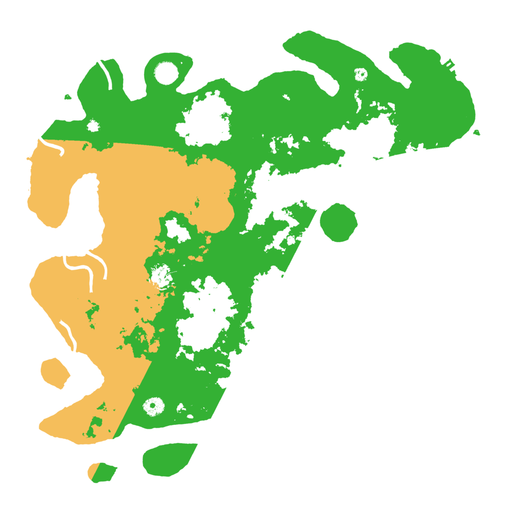 Biome Rust Map: Procedural Map, Size: 4000, Seed: 22222