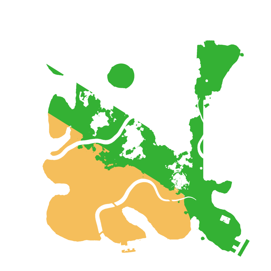 Biome Rust Map: Procedural Map, Size: 3000, Seed: 1388350851