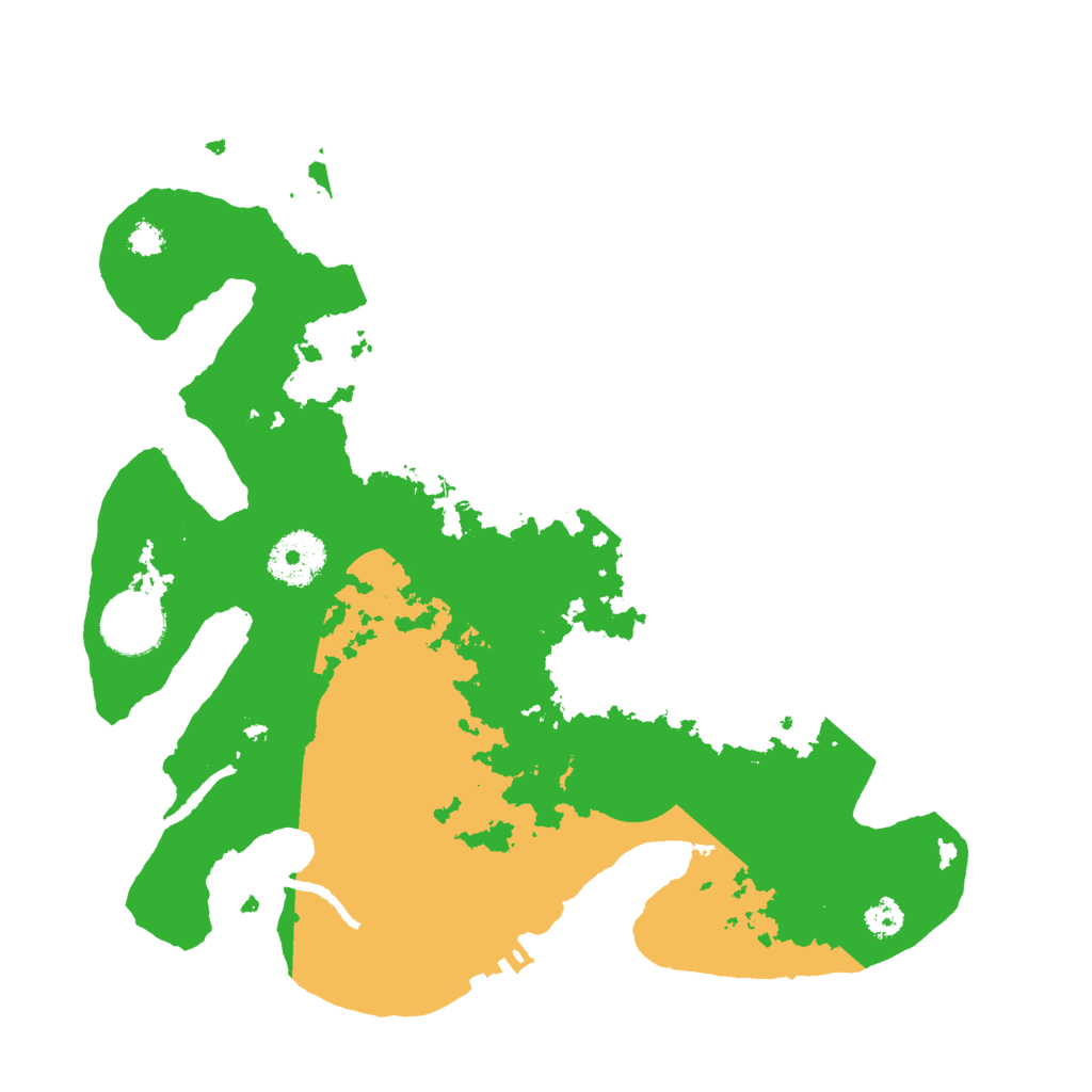 Biome Rust Map: Procedural Map, Size: 3000, Seed: 2036636547