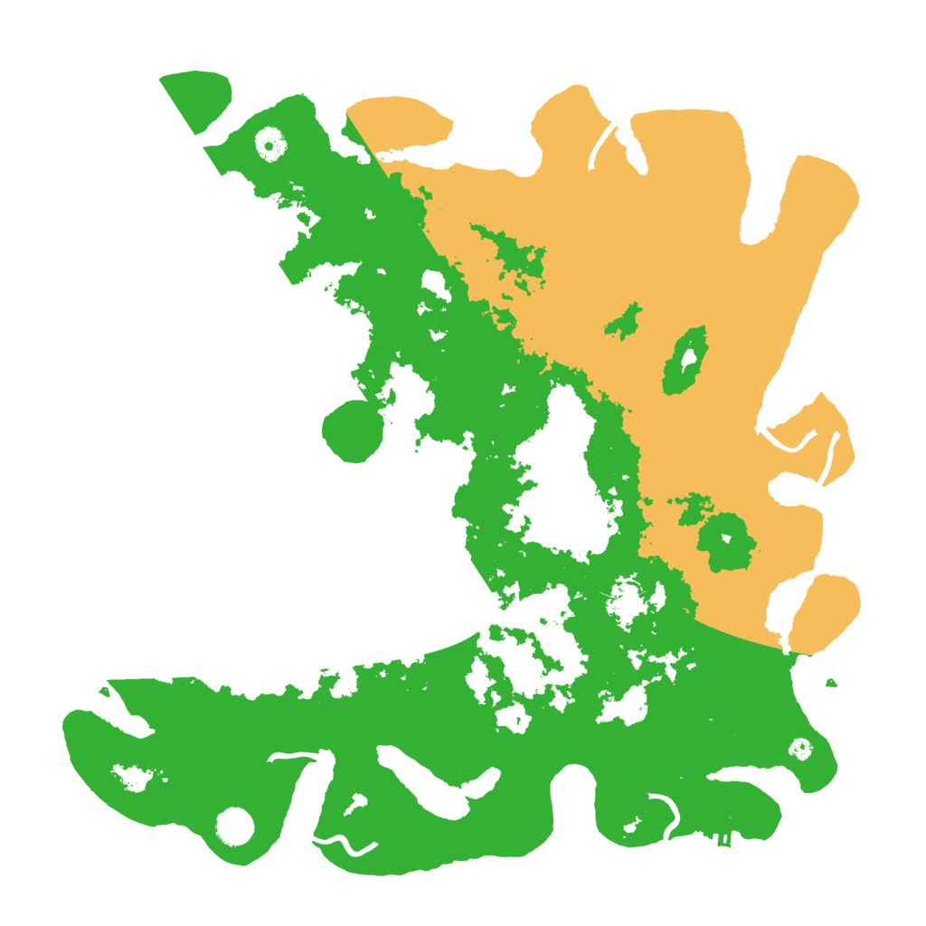 Biome Rust Map: Procedural Map, Size: 4300, Seed: 76427851