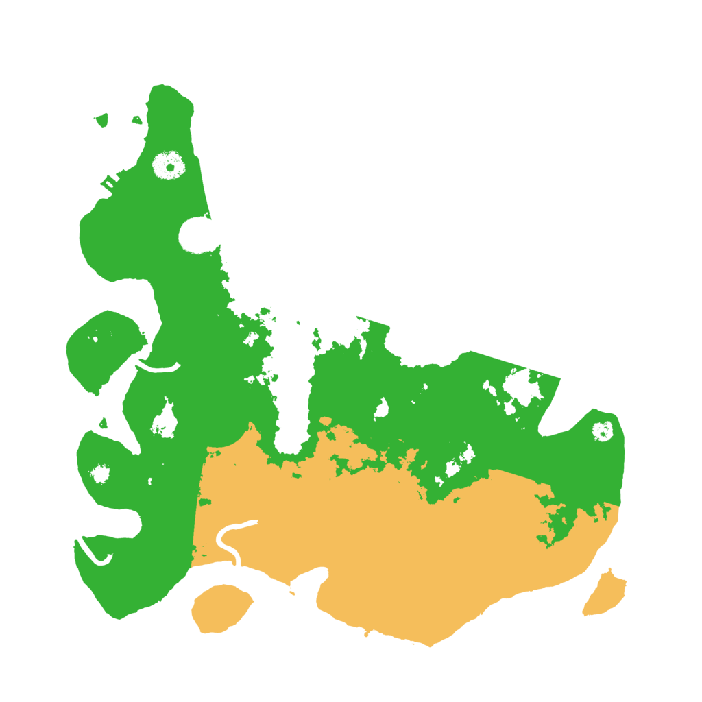 Biome Rust Map: Procedural Map, Size: 3505, Seed: 13825