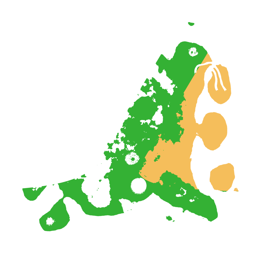 Biome Rust Map: Procedural Map, Size: 3000, Seed: 16200