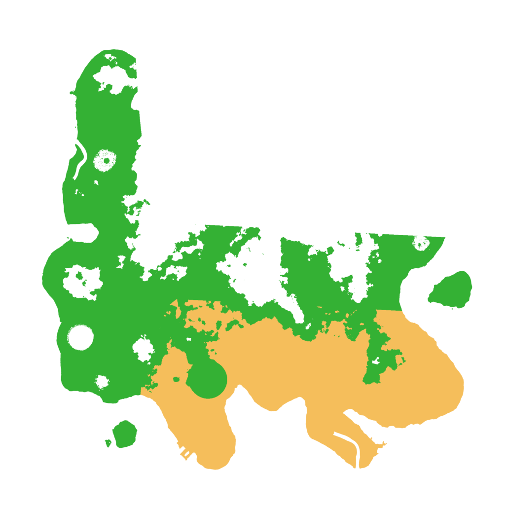 Biome Rust Map: Procedural Map, Size: 3500, Seed: 26252783