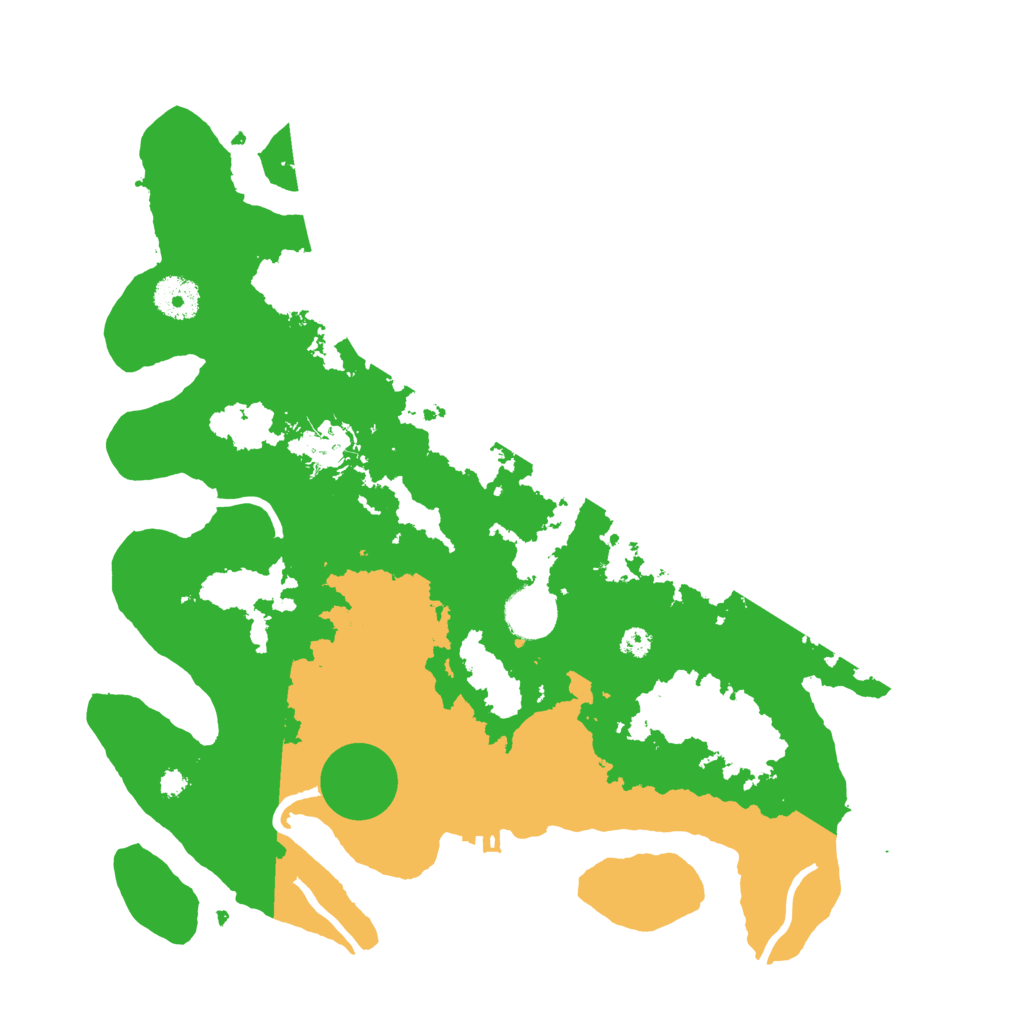 Biome Rust Map: Procedural Map, Size: 3500, Seed: 20220807