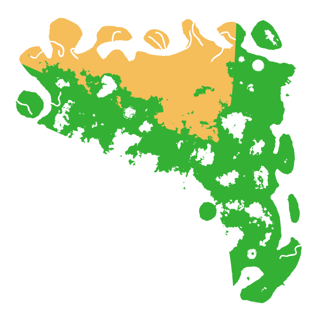 Biome Rust Map: Procedural Map, Size: 4900, Seed: 40090
