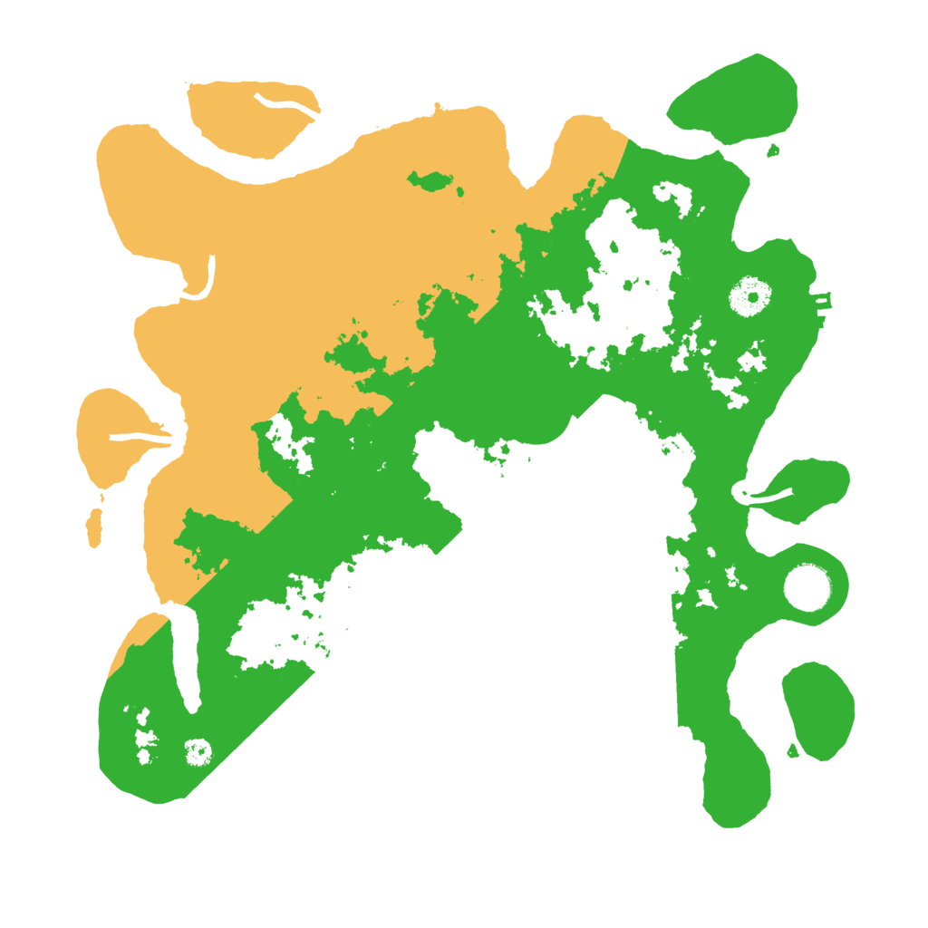 Biome Rust Map: Procedural Map, Size: 3500, Seed: 20193357