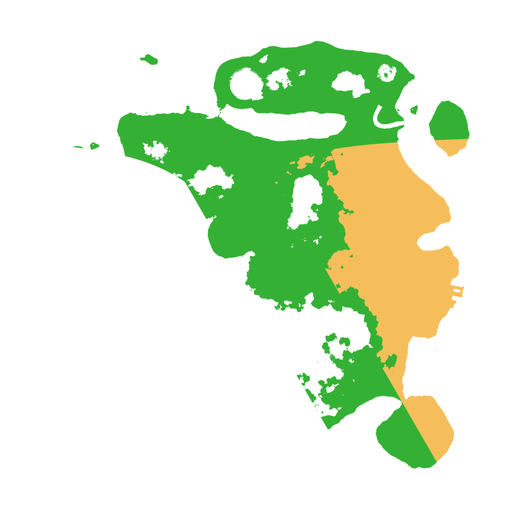 Biome Rust Map: Procedural Map, Size: 3000, Seed: 518