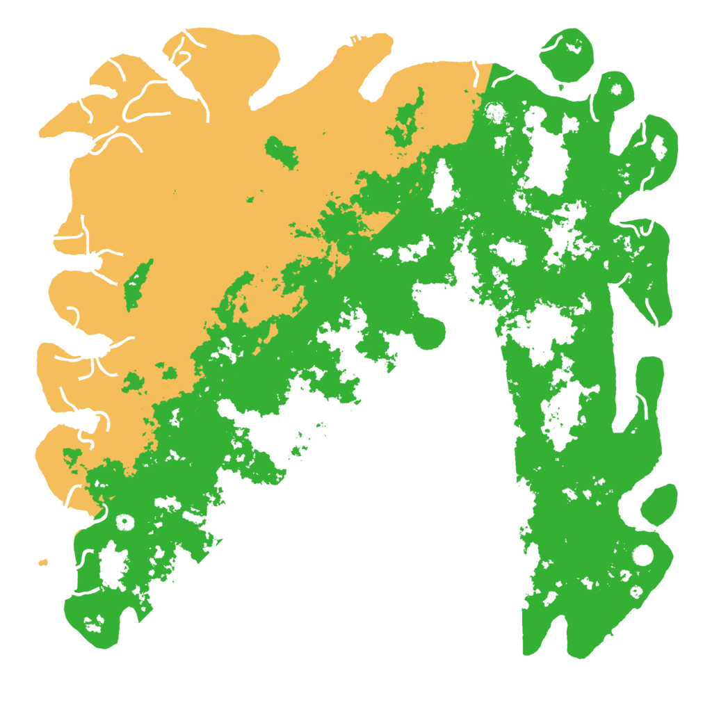 Biome Rust Map: Procedural Map, Size: 6000, Seed: 71