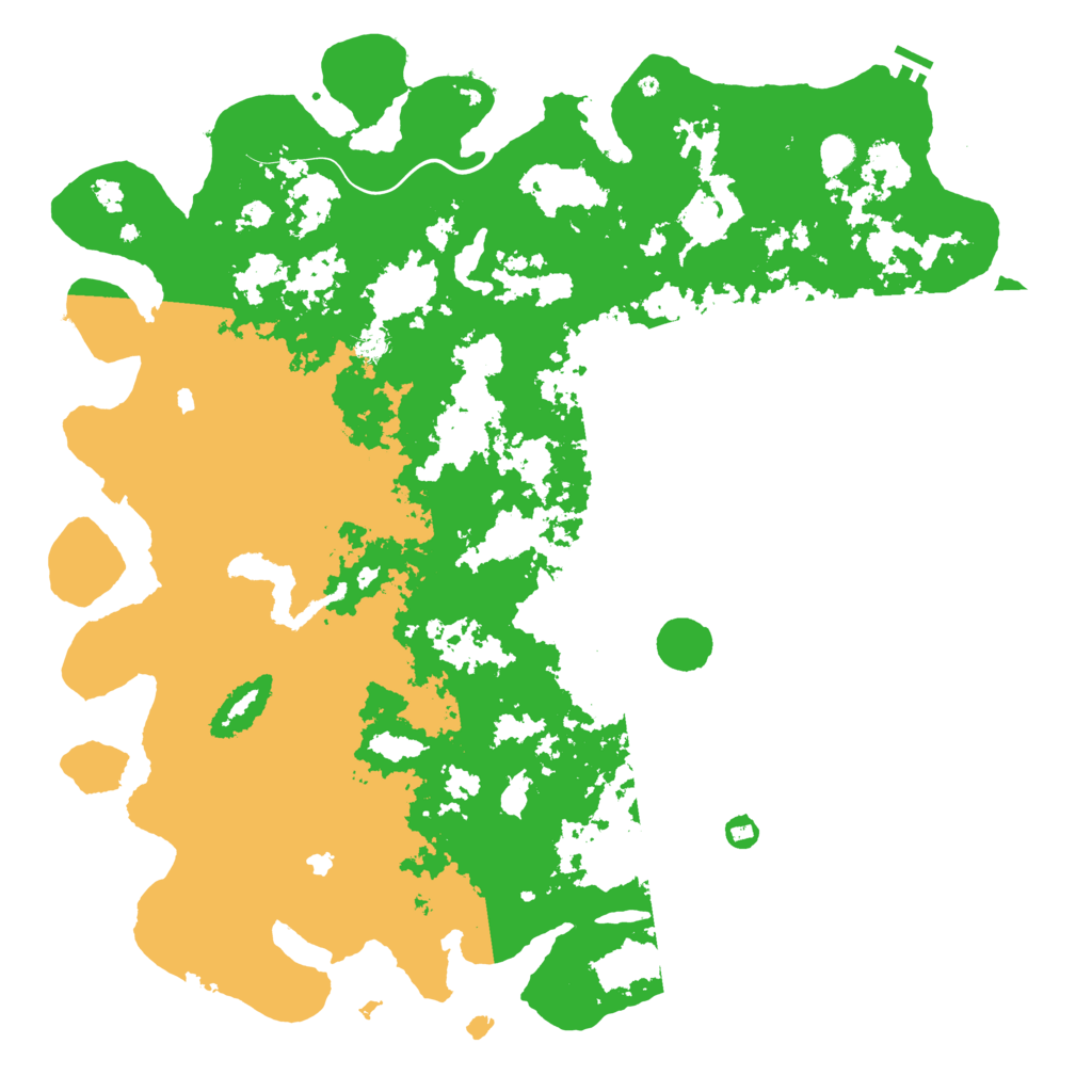 Biome Rust Map: Procedural Map, Size: 5500, Seed: 348580685