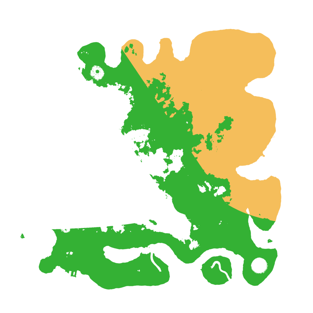 Biome Rust Map: Procedural Map, Size: 3500, Seed: 270411738