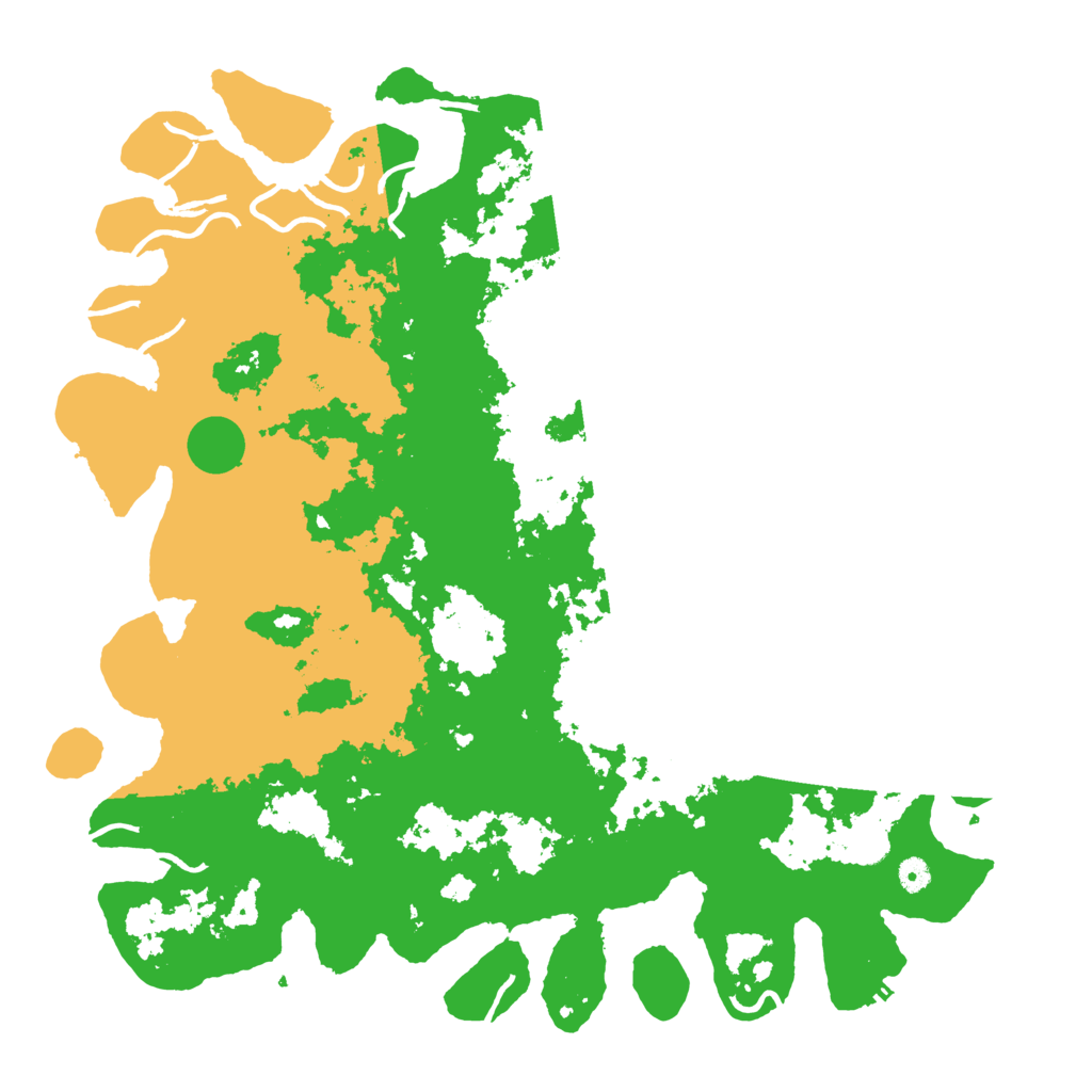 Biome Rust Map: Procedural Map, Size: 5000, Seed: 2053477