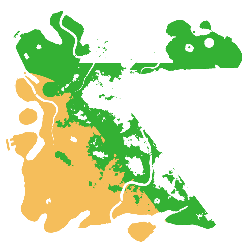 Biome Rust Map: Procedural Map, Size: 4500, Seed: 1007891233