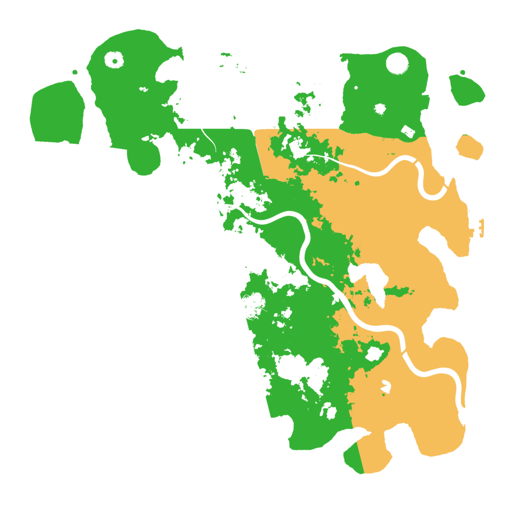 Biome Rust Map: Procedural Map, Size: 4200, Seed: 1613813228