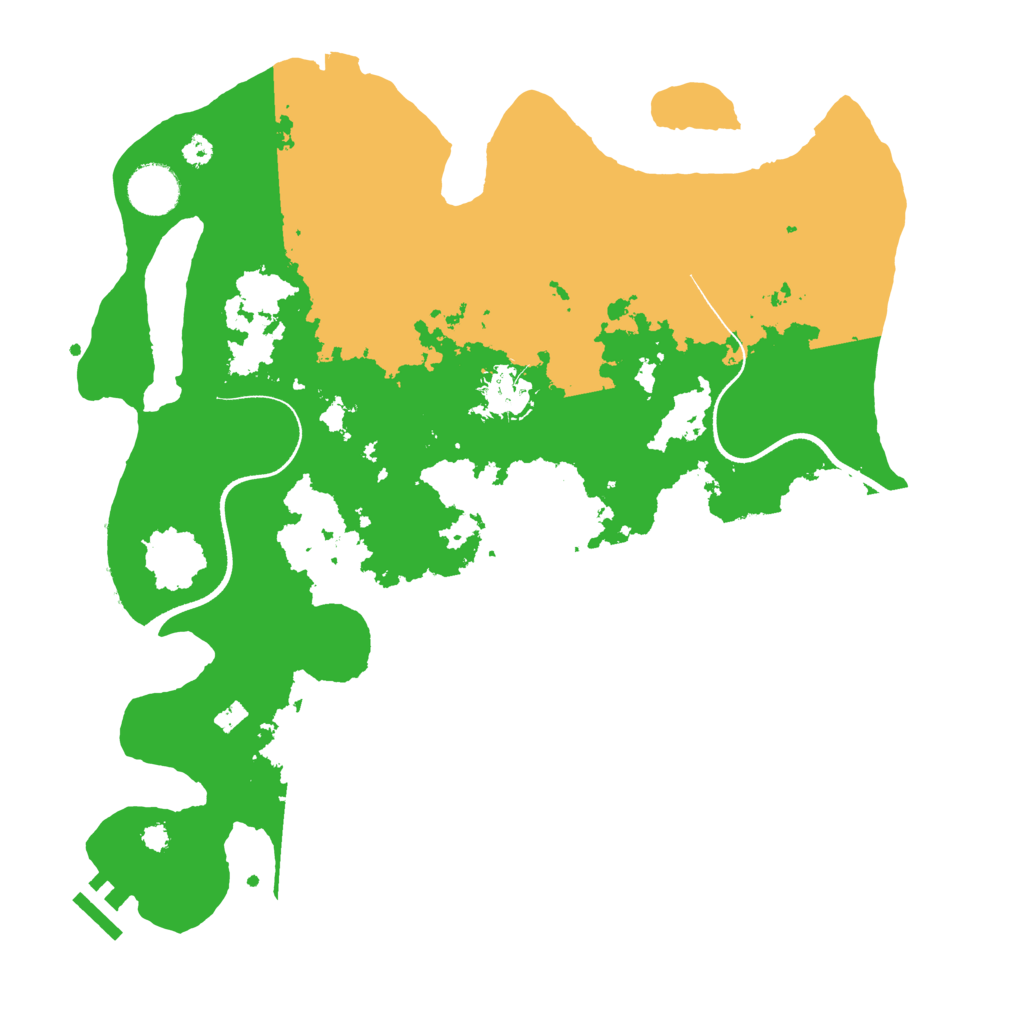 Biome Rust Map: Procedural Map, Size: 3500, Seed: 1990515079