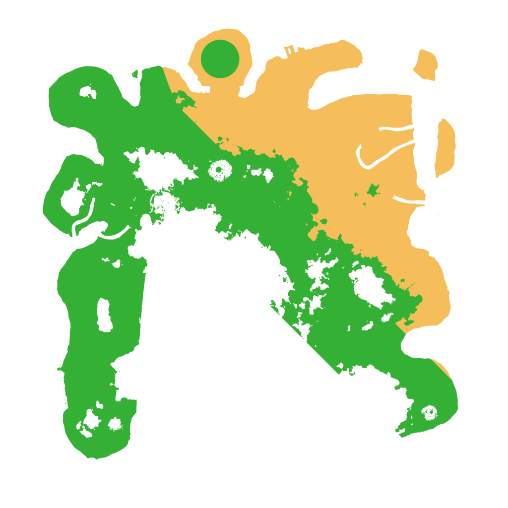 Biome Rust Map: Procedural Map, Size: 3500, Seed: 1192820971