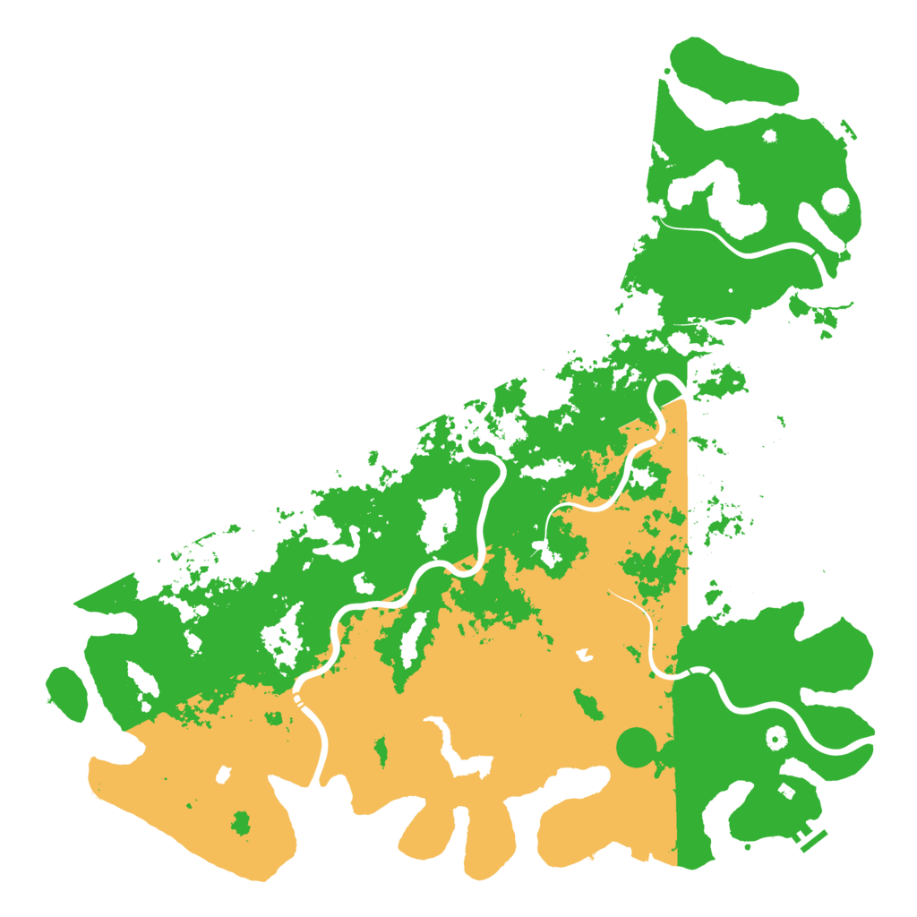 Biome Rust Map: Procedural Map, Size: 6000, Seed: 462395