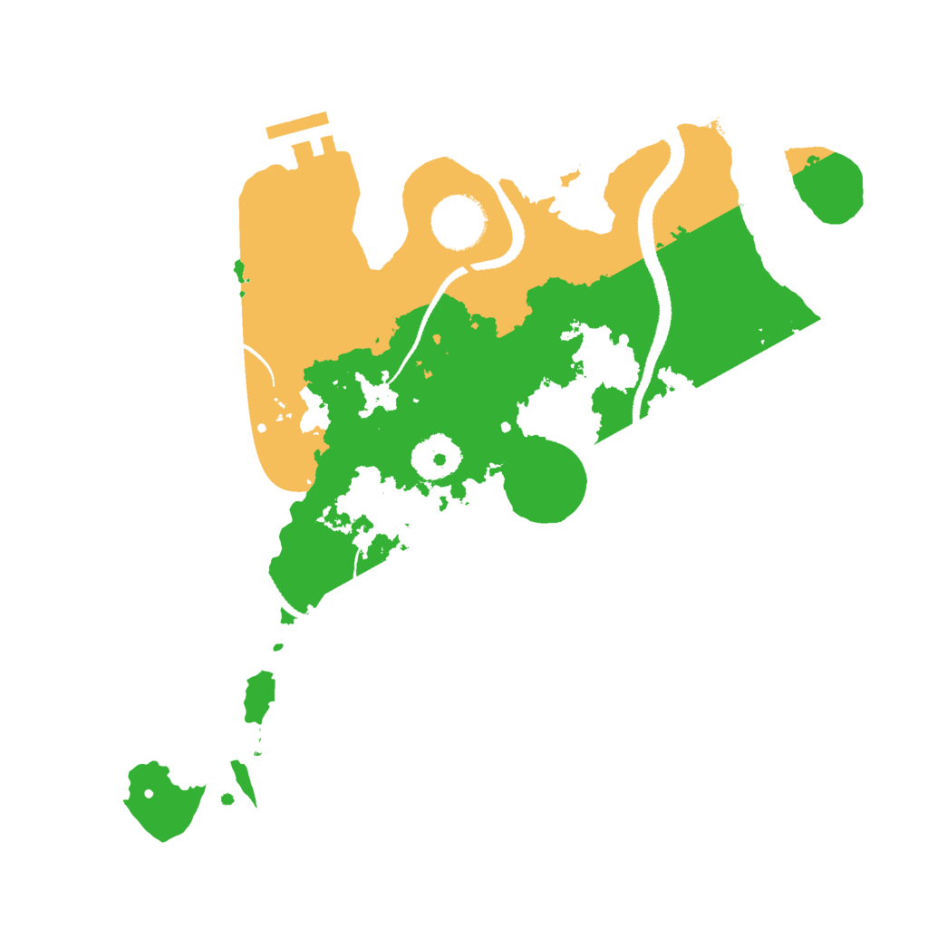 Biome Rust Map: Procedural Map, Size: 3000, Seed: 669186043