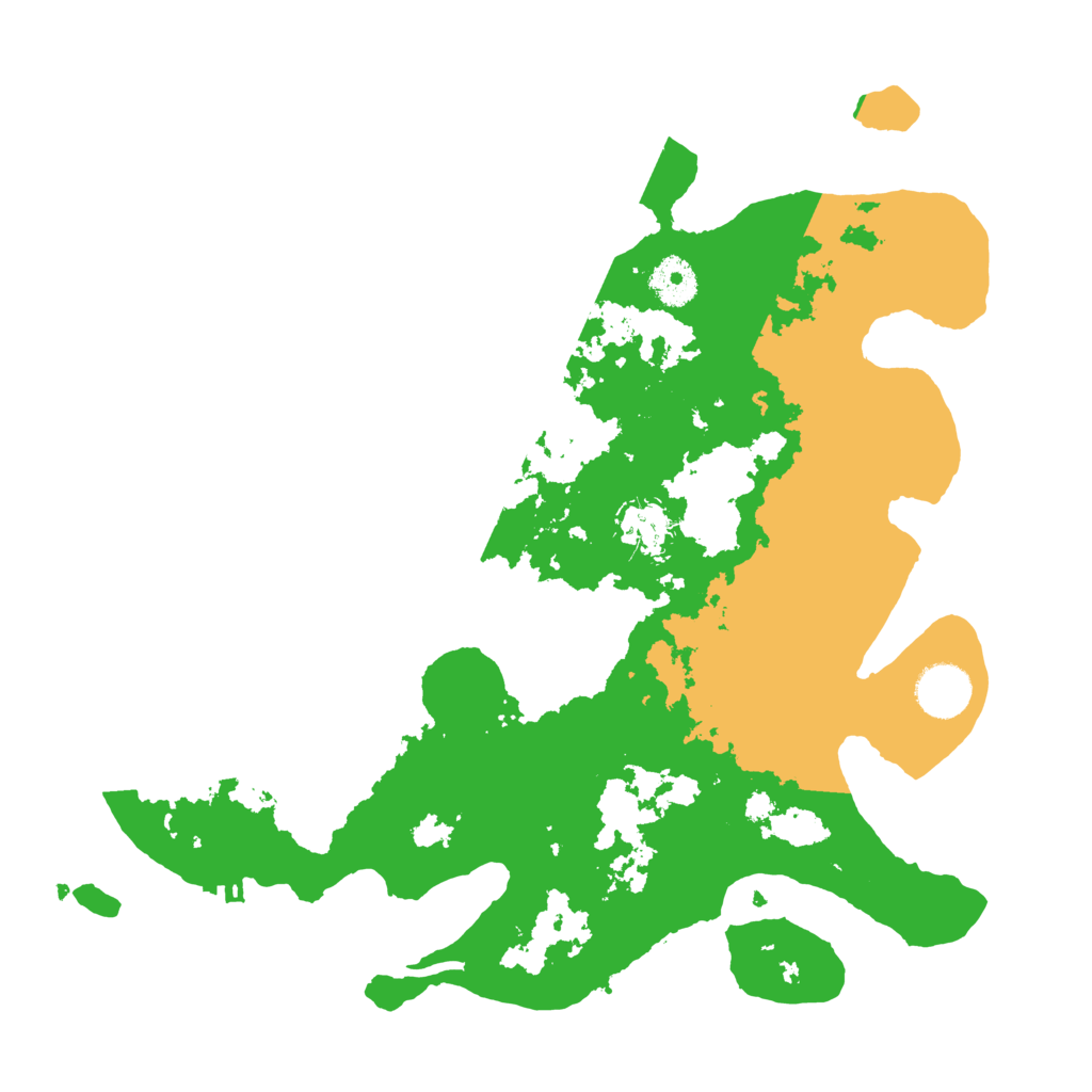 Biome Rust Map: Procedural Map, Size: 3500, Seed: 353516