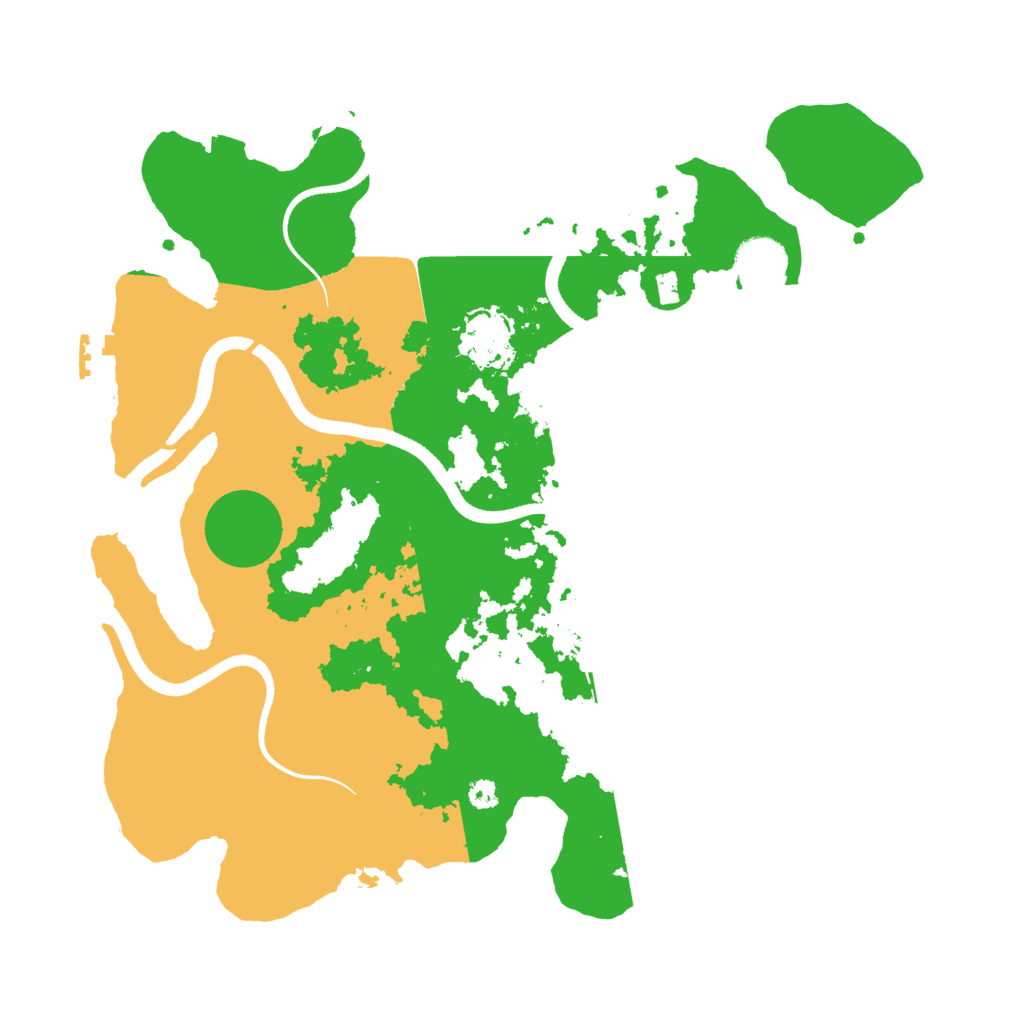 Biome Rust Map: Procedural Map, Size: 3500, Seed: 812159775